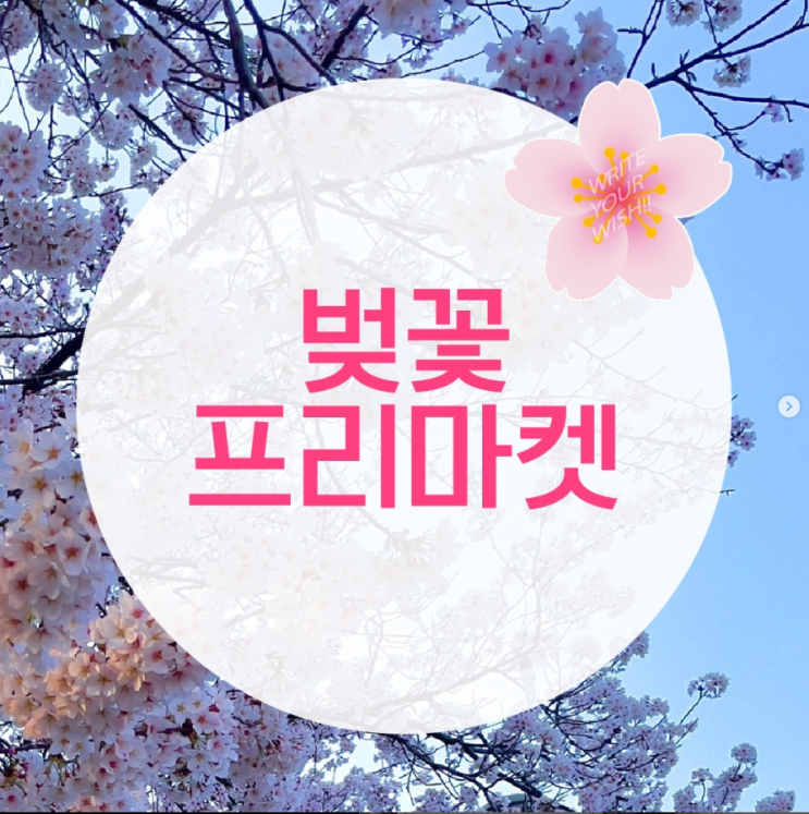  벚꽃 프리마켓
