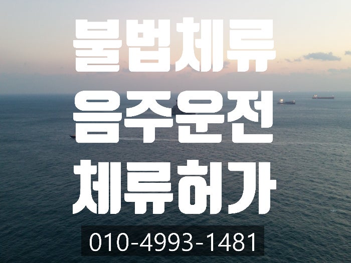  외국인 불법체류, 음주운전,  출국명령 체류허가 받는 방법 - 수원.인천.안산.청주.대전.화성.부천.부평.성남.