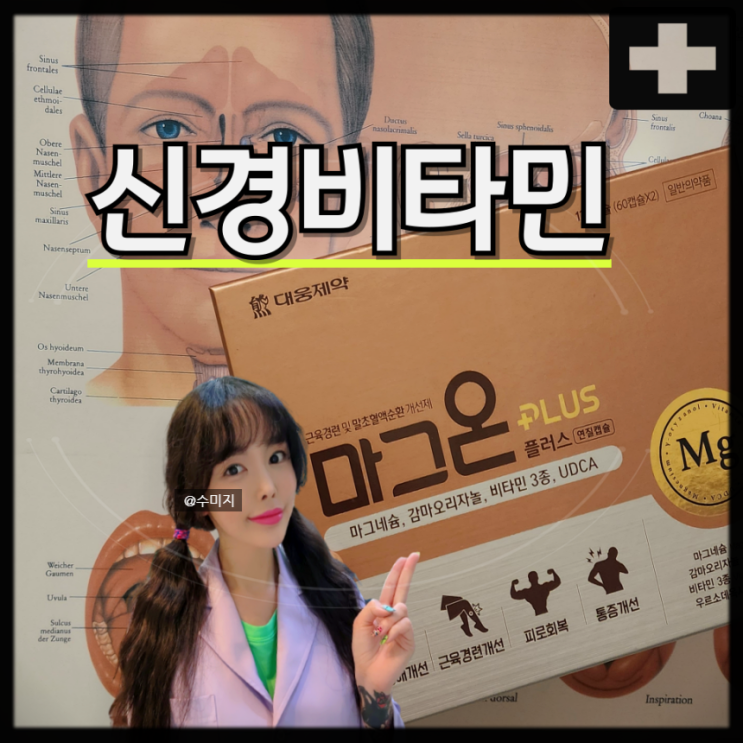  손발저림 증상에 좋은 신경비타민 마그온 플러스 약국 영양제 비타민