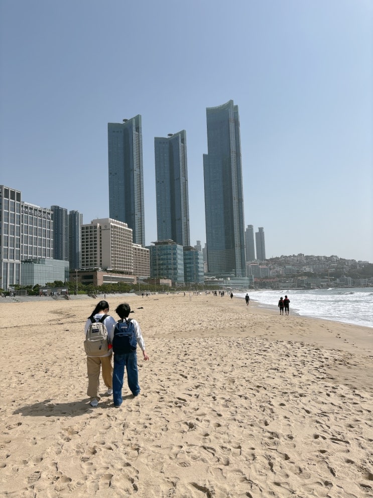 KTX 기차타고 아이들과 뚜벅이 부산여행 1일차(해운대 신라스테이, 동백섬산책)