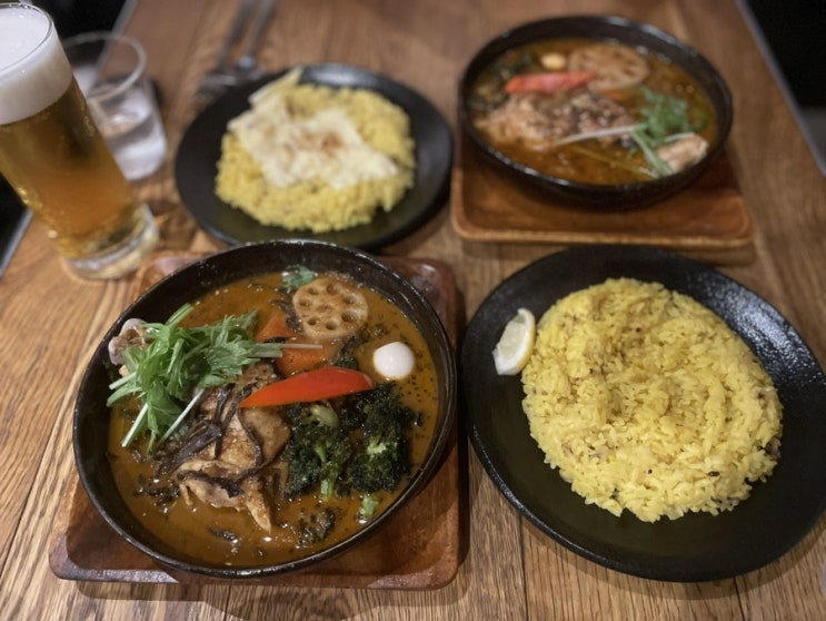  삿포로 스프카레 맛집 가라쿠 웨이팅 팁