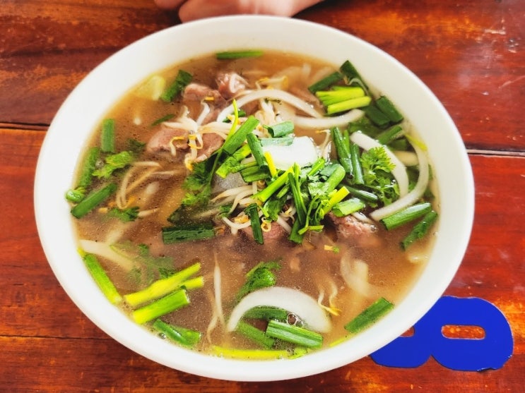  푸꾸옥 중부 로컬 쌀국수 맛집 Phở bò Nam Định 포보남딩 가격 메뉴