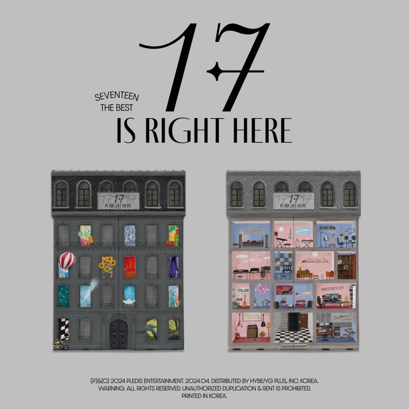 [收購偶像專輯][收購未拆專輯] SEVENTEEN - BEST ALBUM '17 IS RIGHT HERE' 回歸 (2024.04.29)