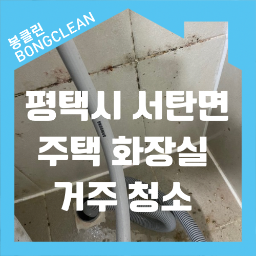  평택시 서탄면 주택 화장실 욕실 거주 청소 주거 청소