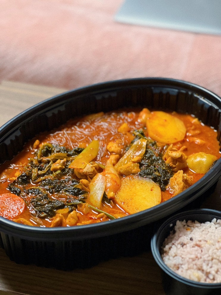  삼척 두찜 시래기찜닭 맵기 가격 맛 솔직후기