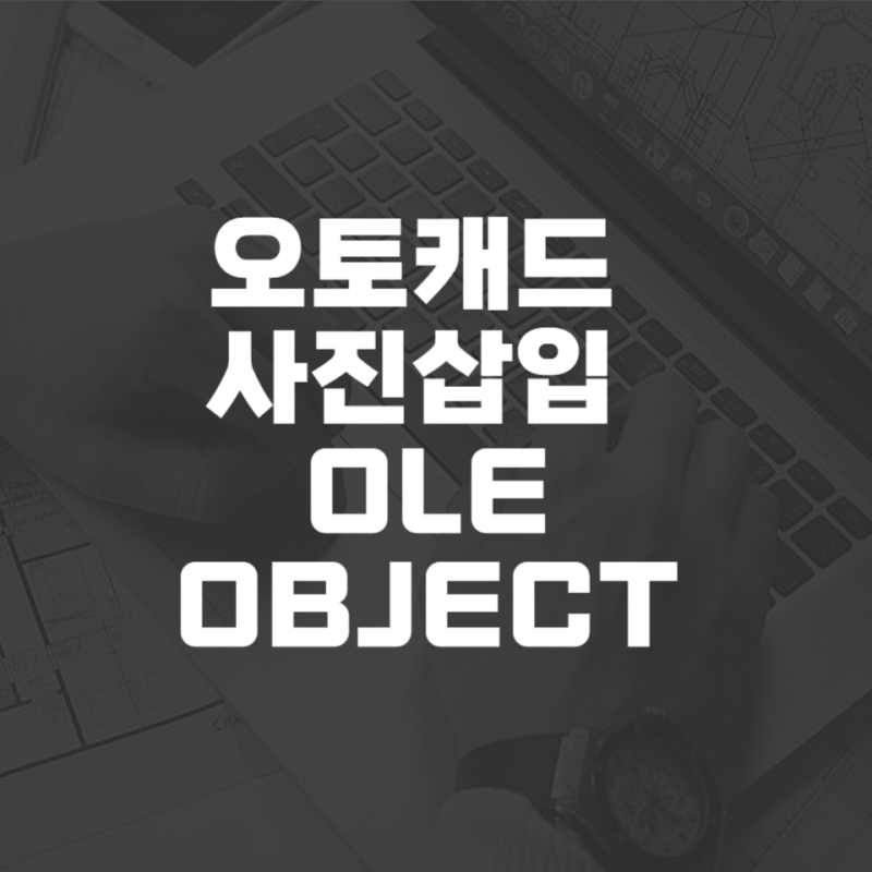 오토캐드 사진삽입 OLE Object 경로 없이 넣는 법 : 네이버 블로그