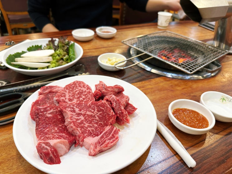 경주 힐튼호텔 근처 식당 보문한우 | 점심, 저녁 모두 먹은 후기