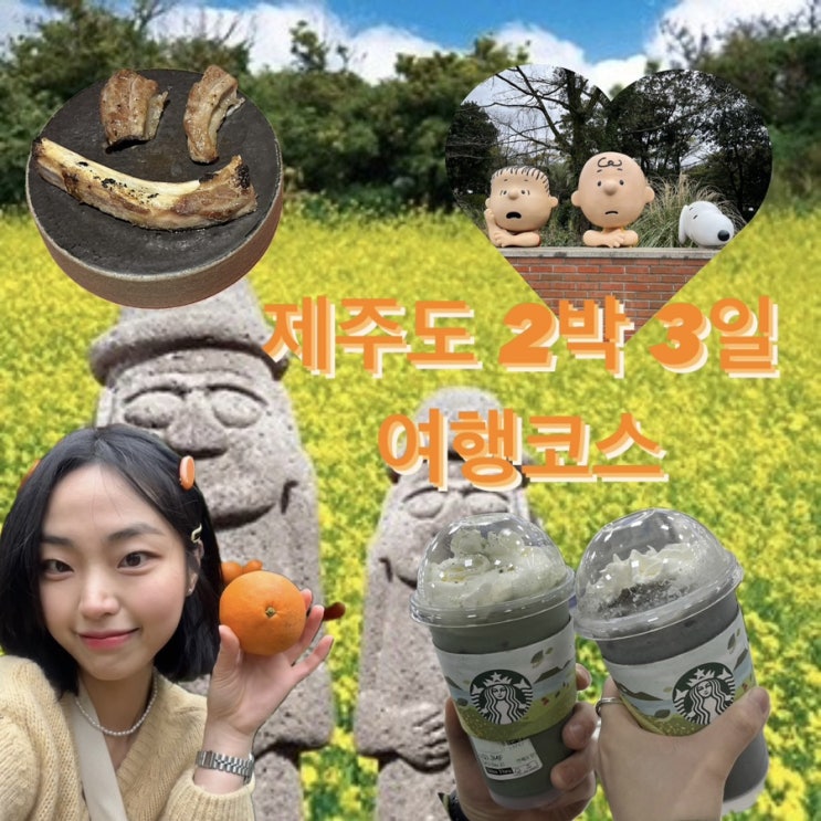  [유따의 여행] 제주도 2박 3일 여행코스(서귀포, 제주동쪽, 제주공항 근처) | 유따의 하루