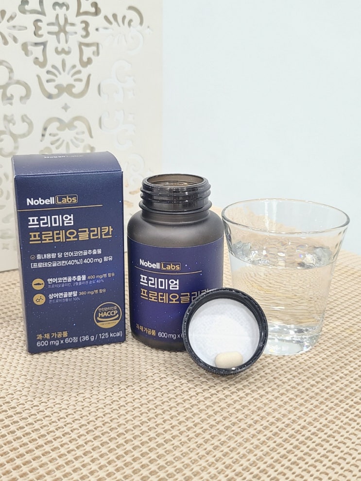 관절 연골영양제 추천! 노벨랩스 프로테오글리칸 중년이라면 꼭 챙기세요~