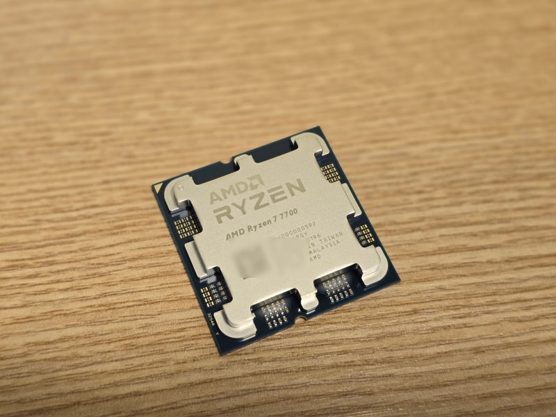 AMD 라이젠7-5세대 7700 라파엘 알리할인으로 구매후기 - 성능 벤치테스트 7700x 차이점 등