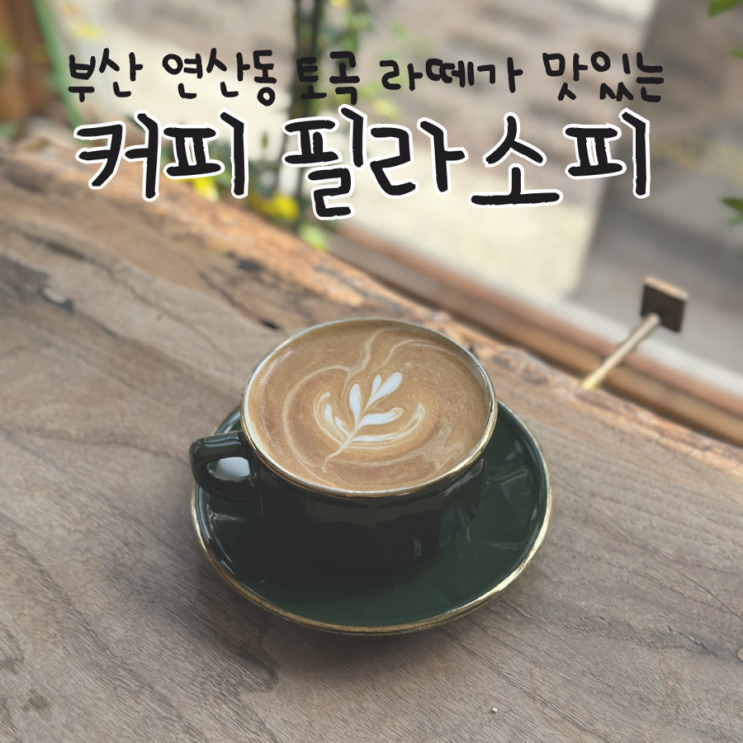  부산 연산동 토곡 카페 라떼가 맛있는 커피필라소피