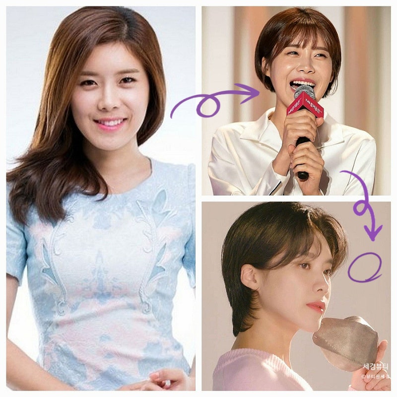 여자 리프컷 스타일 장도연 숏컷 머리 어울리는 얼굴형