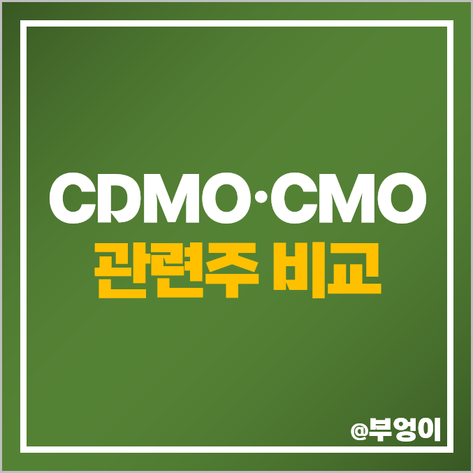 CMO CDMO 관련주 SK케미칼 주가 대웅제약 주가 에스티팜 CMO CDMO 관련주 SK케미칼 주가 대웅제약 주가 에스티팜