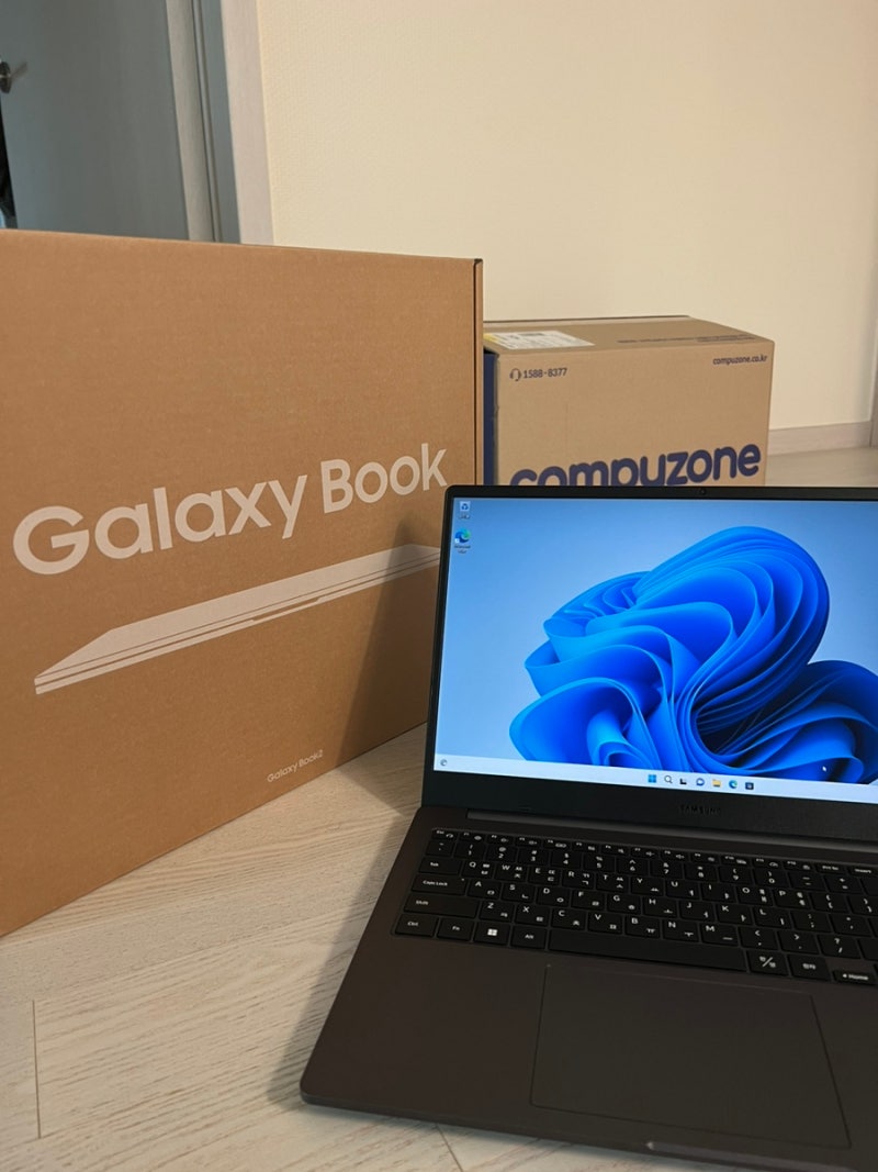 컴퓨존 노트북 삼성 갤럭시북2 NT550XEZ-A58A 그라파이트 구매 후기