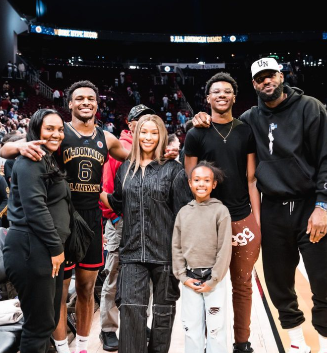 [NBA 드래프트] 르브론 제임스의 아들 브로니 제임스는 2024 드래프트 참가를 공식 선언했습니....