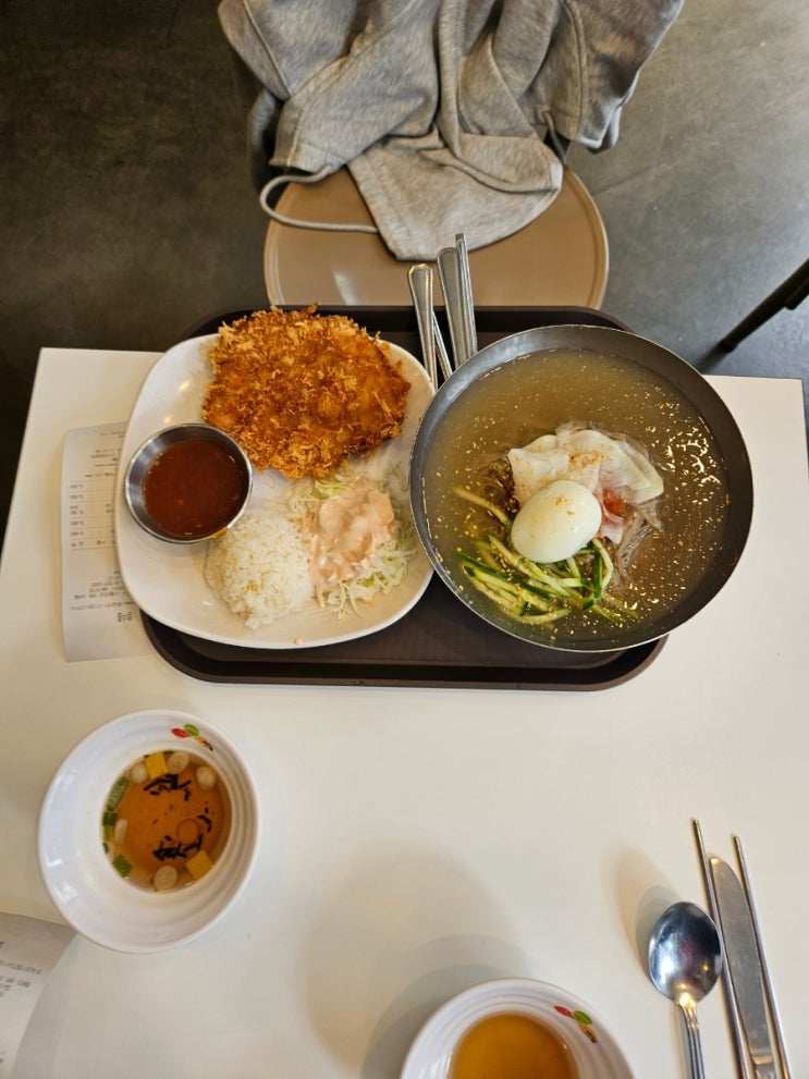  구로디지털단지 구디 가성비 점심 맛집 왕돈까스&냉면 완까스 후기