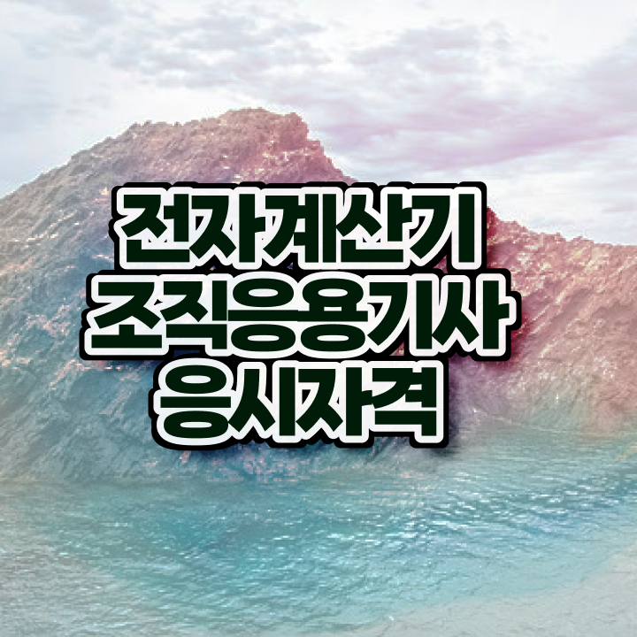  전자계산기조직응용기사 시험접수 전자계산기조직응용기사 최종합격 후기 궁금하다면