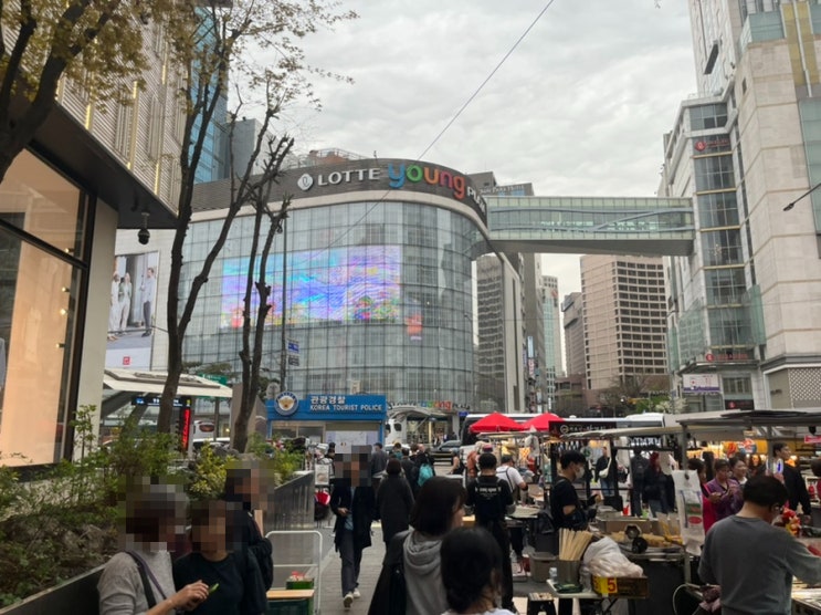  명동 가볼만한 곳, 롯데백화점 본점 영플라자 옥상 샤롯데가든 전망대