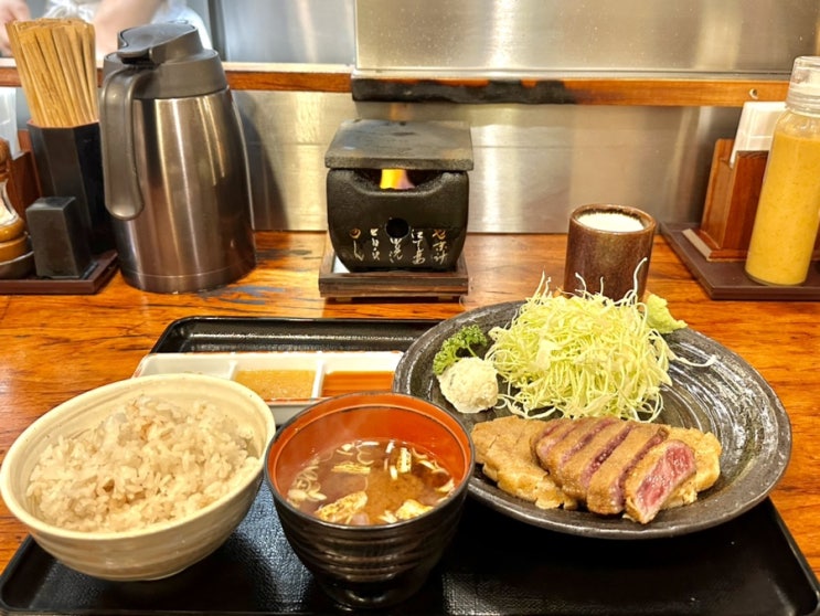  일본 도쿄 규카츠 맛집 규카츠 이치 니 산 웨이팅 메뉴 가격 후기 추천