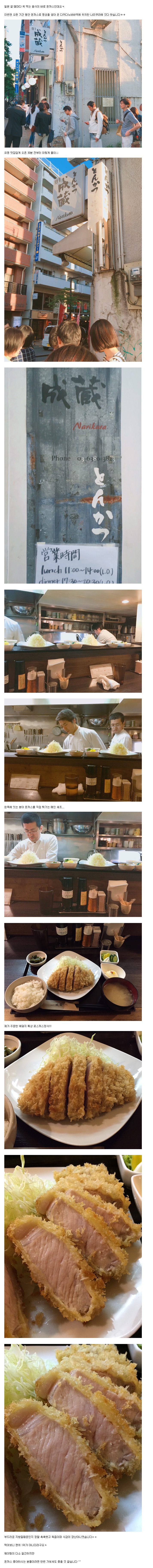  도쿄 최고의 돈까스 맛집