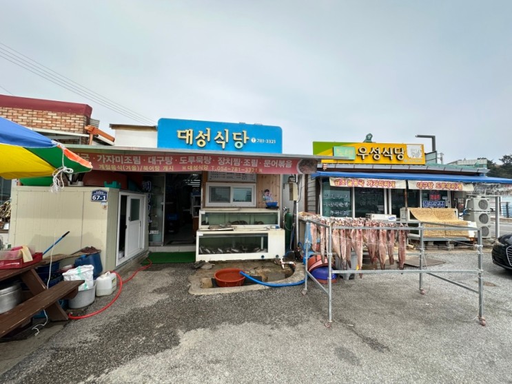 죽변해변맛집 현지인 추천으로 방문한 대성식당