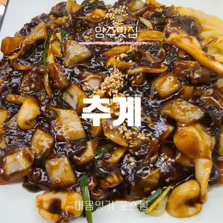  [양주중식] 추계_중국집 찐맛집
