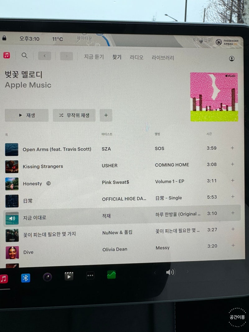 테슬라 모델Y 모델3 애플뮤직 재생오류 해결하는법, feat.성인인증