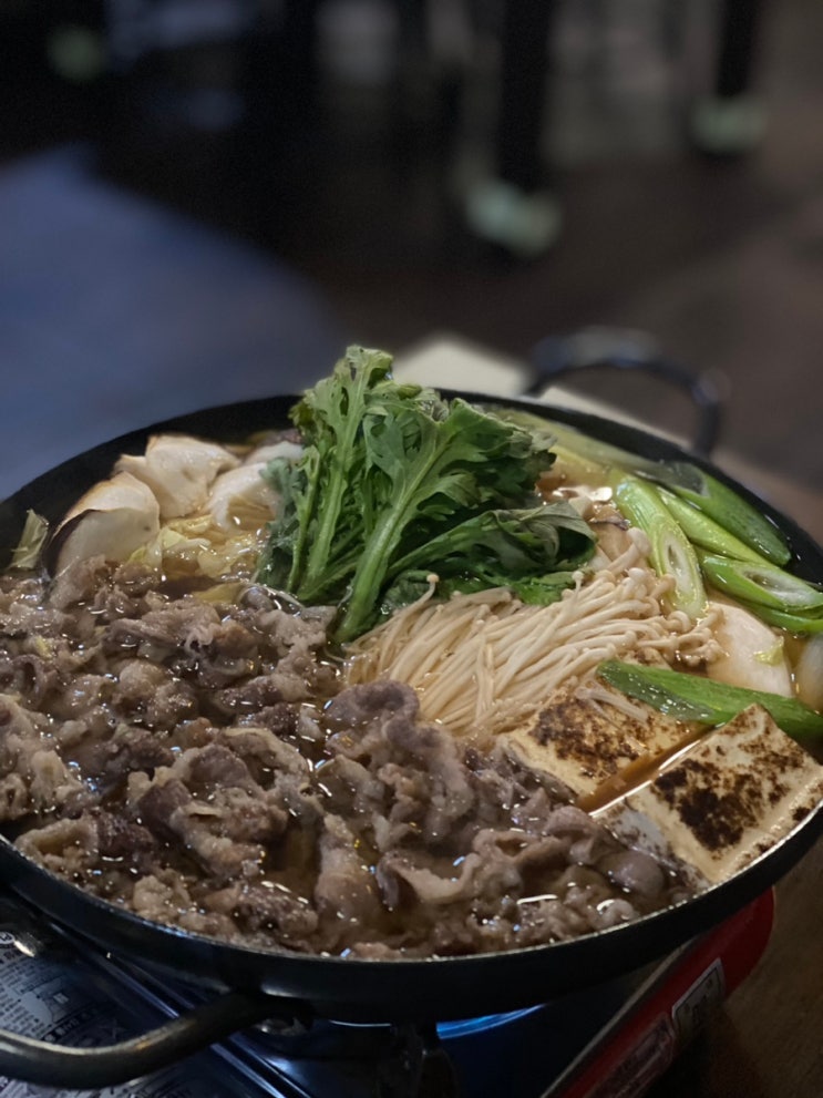  서면 술집 스끼야끼 맛집 마쯔리야