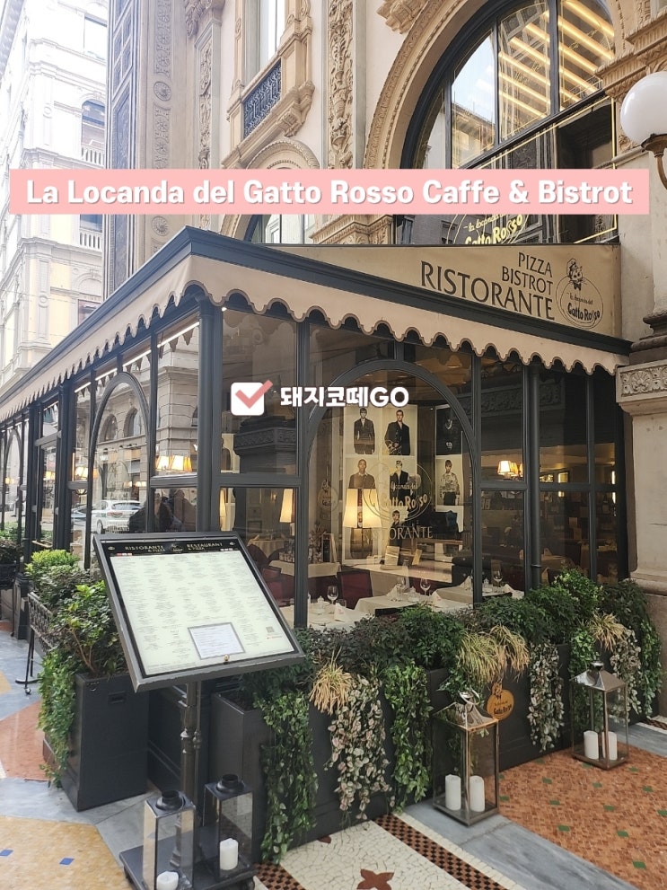 돼지코떼GO_La Locanda del Gatto Rosso Caffe & Bistrot_밀라노대성당레스토랑
