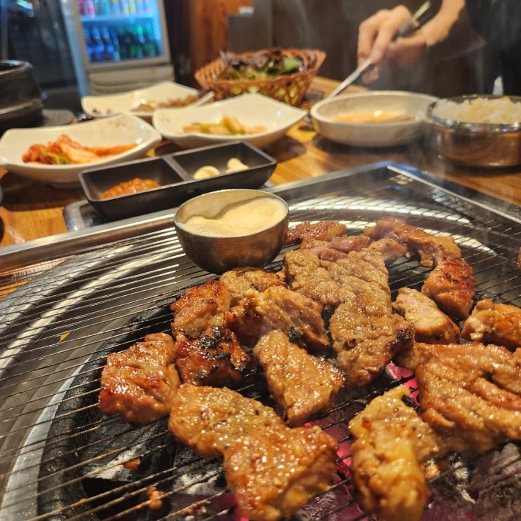  [인천 주안 맛집] 주안 고기집, 기본 반찬이 풍부한 돼지갈비 맛집 나주 면옥(주차 가능)
