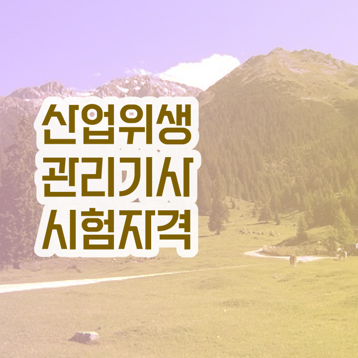  산업위생관리기사 필기 후기 산업위생관리기사 자격증 취득 핵심 공개