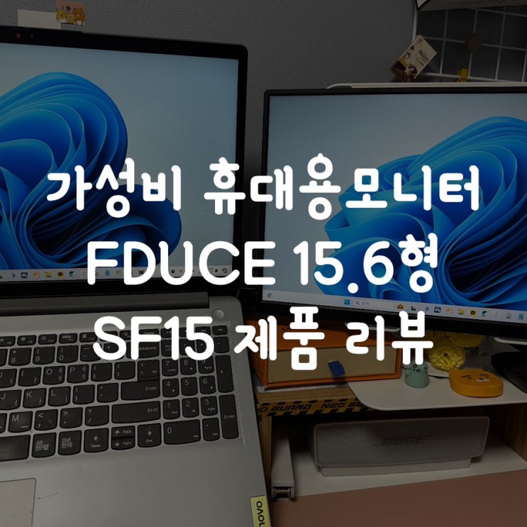  휴대용 모니터 FDUCE SF15 리뷰