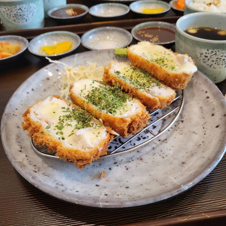 안양동 맛집 유미카츠 안양 에이에스비즈타워 치즈카츠