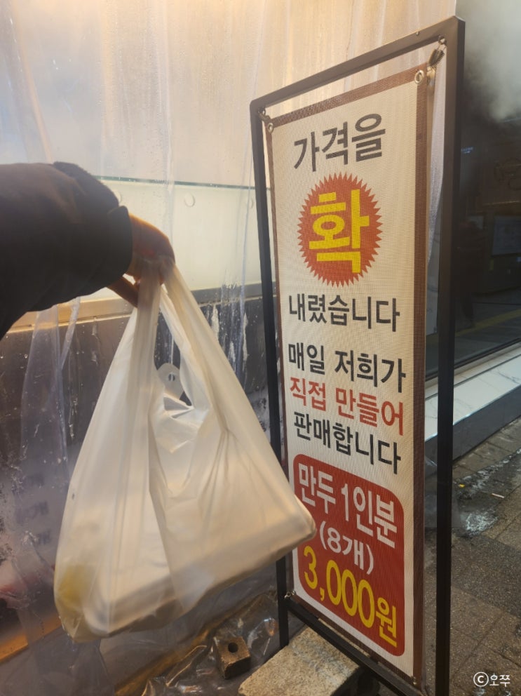 [수원 수원역 포장] 최고집 왕만두/ 김치 교자만두 추천