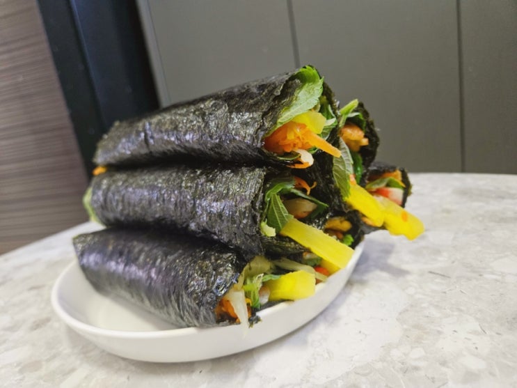  다이어트 키토 김밥 두부와 양배추로 클린 식단 만들기
