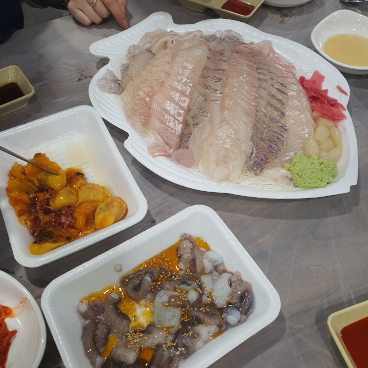  구리 농수산물 시장 환상의 섬 925호 그리고 팔팔 회 센터 맛집 가볼만한 곳