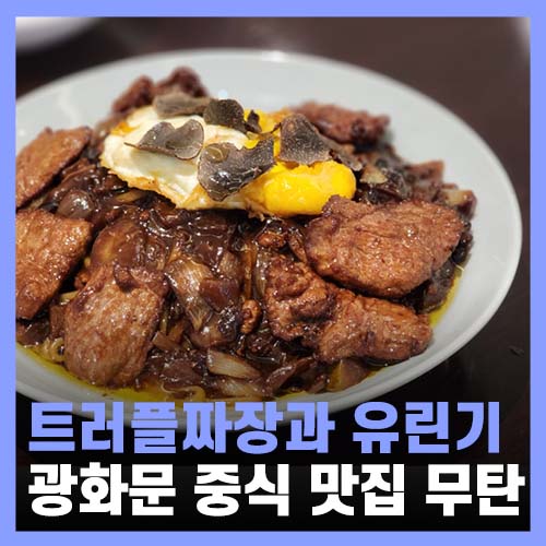  광화문역 회식하기 좋은 중식 맛집 무탄 대만족 후기!