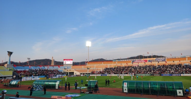 4. 6 #축구# (<b>김천상무</b> vs 광주FC)-<b>김천상무</b> 승 #김천종합운동장