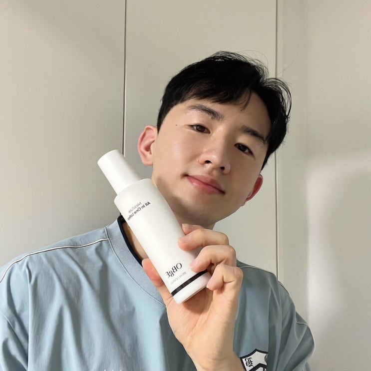  남자 올인원 로션 오브제 모이스처 올인원 제품 실제 사용 후기