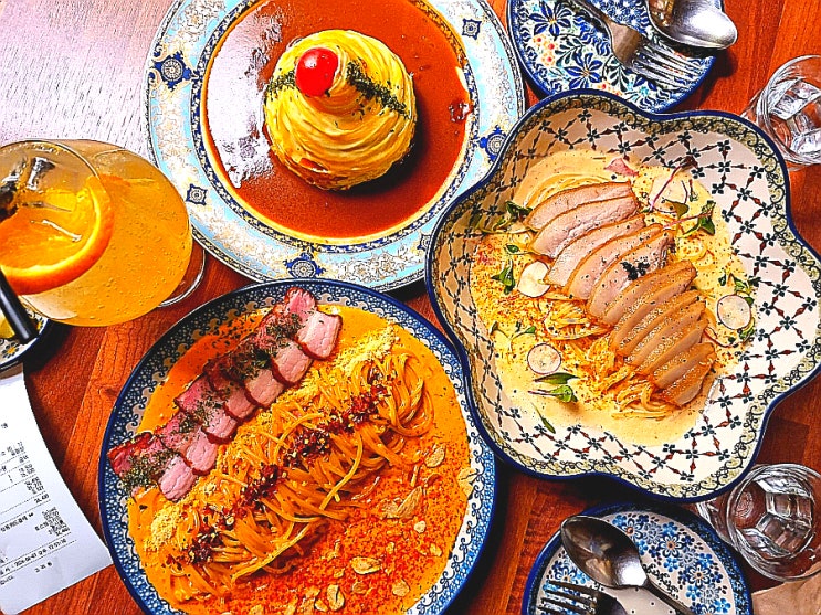  익선동한옥거리맛집 익선취향 파스타 맛있음. 양도 푸짐함.