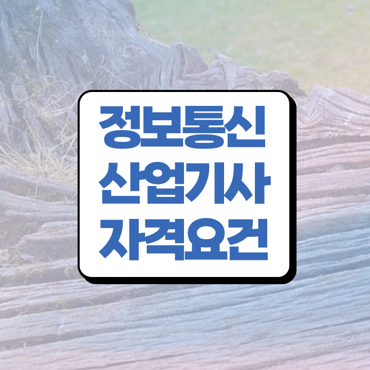  정보통신산업기사 필기 기간 정보통신산업기사 시험응시자격 갖출 수 있었던 상세한 비법