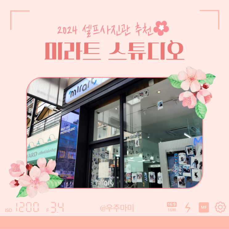  [일산 가볼만한 곳] 셀프사진관 '미라트 스튜디오'에서 아가랑 벚꽃 느낌 내기!
