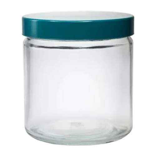 [유리초자] 480 ml 투명 직선형 유리병 480 ml Clear Straight Sided Bottle