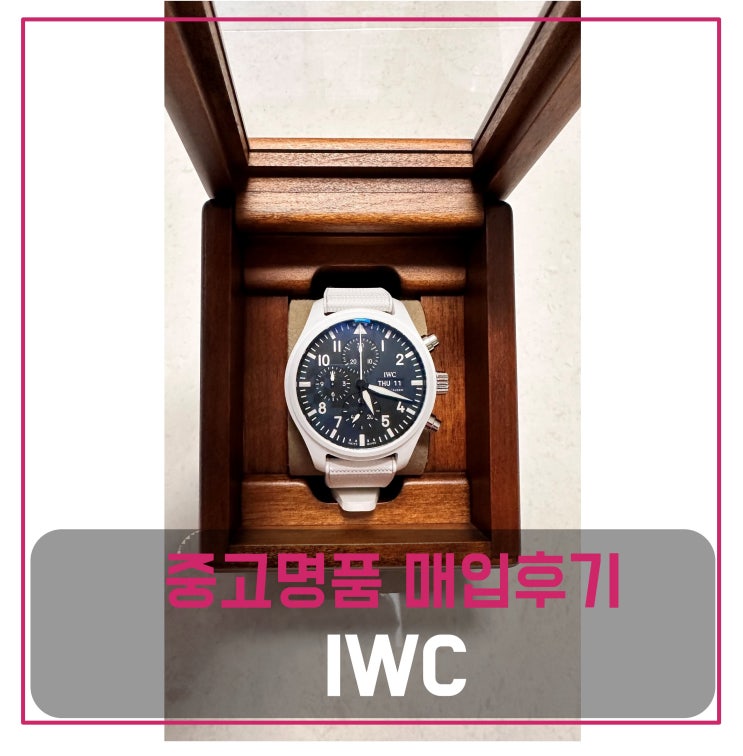  iwc 파일럿 워치 크로노그래프 탑건 에디션 시계 팔기