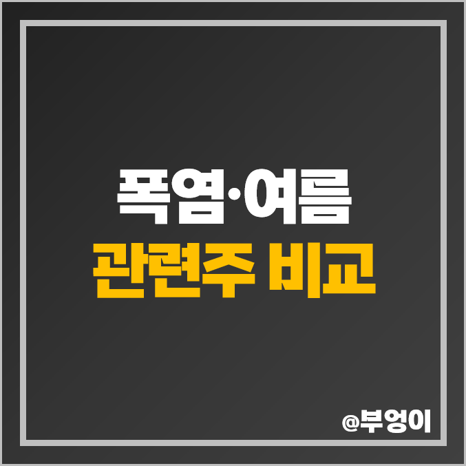 폭염 관련주 여름 주식 LG생활건강 제주맥주 파세코 이지홀딩스 주가 폭염 관련주 여름 주식 LG생활건강 제주맥주 파세코 이지홀딩스 주가