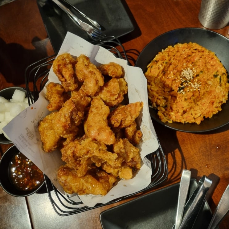  [성남 모란 맛집] '교촌치킨' 매장에서 교촌콤보+닭갈비볶음밥 내돈내산 후기