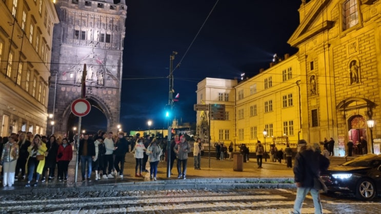 체코 여행!! 프라하 카를교의 야경