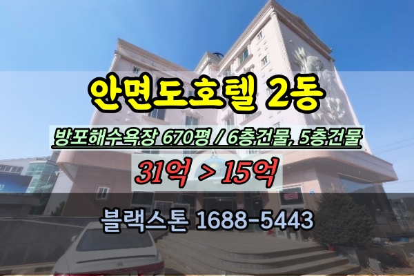  안면도호텔 경매 방포해수욕장 2개동 20억대 매매 안면도펜션