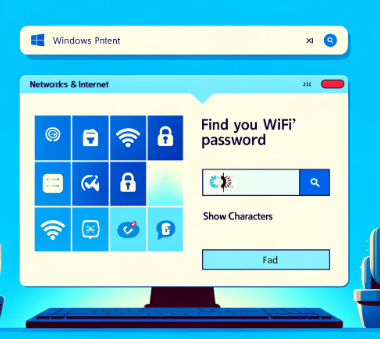 (노트북, 컴퓨터) 윈도우 와이파이 비밀번호 찾기