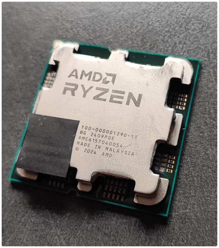 AMD Zen 5 "그래니트 릿지" 라이젠 데스크탑 CPU 사진 유출